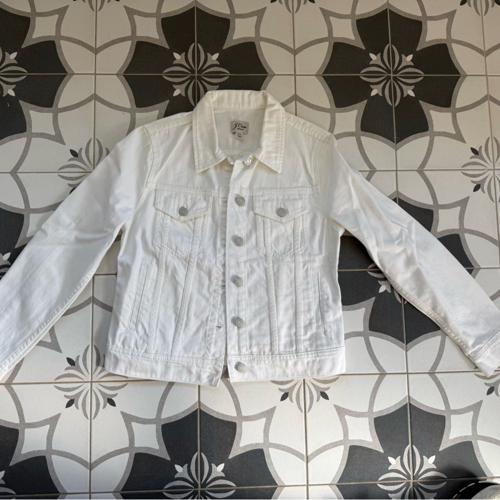 JCrew White Denim jacket - NWOT